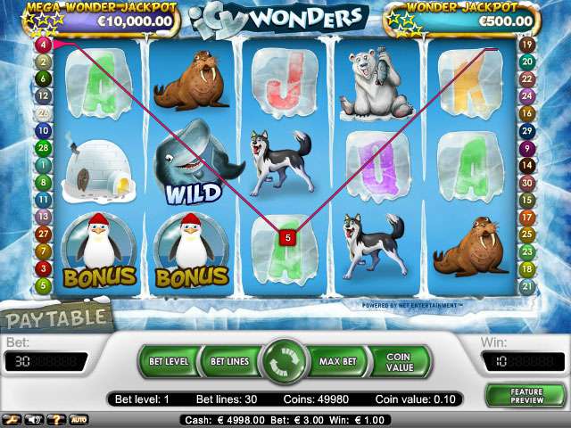online spielautomaten Icy Wonders, NetEnt