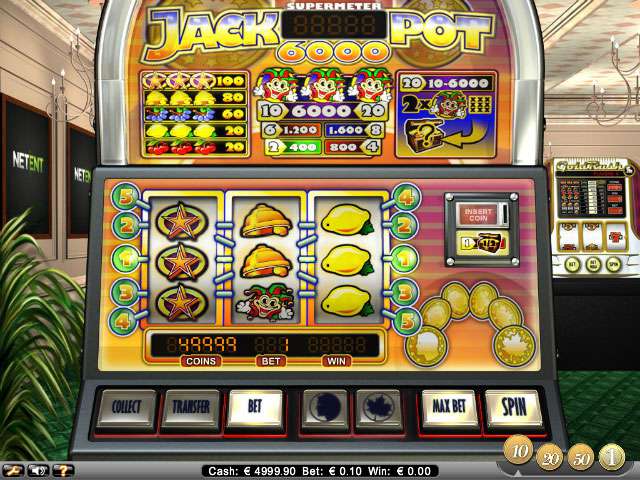 online spielautomaten Jackpot 6000, NetEnt
