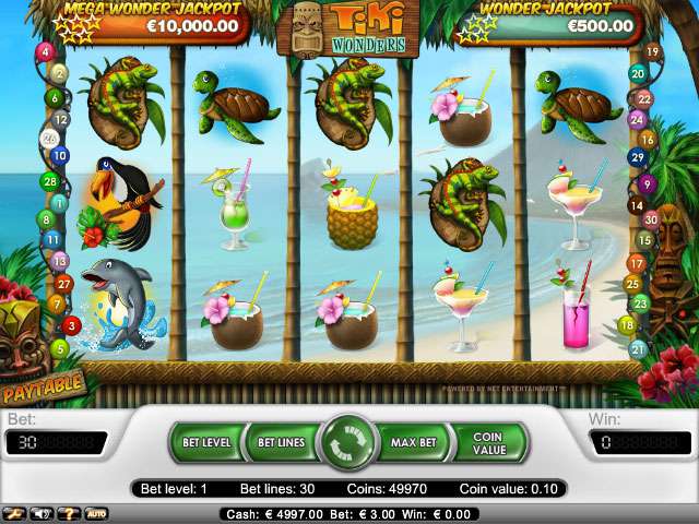 online spielautomaten Tiki Wonders, NetEnt