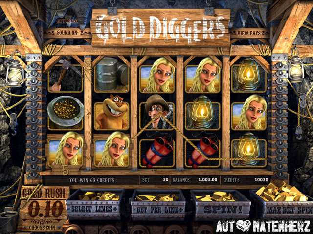 Gold Diggers automaten herz spielautomaten ss