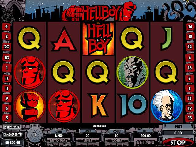 Hellboy Automaten Herz Spielautomaten SS Microgaming