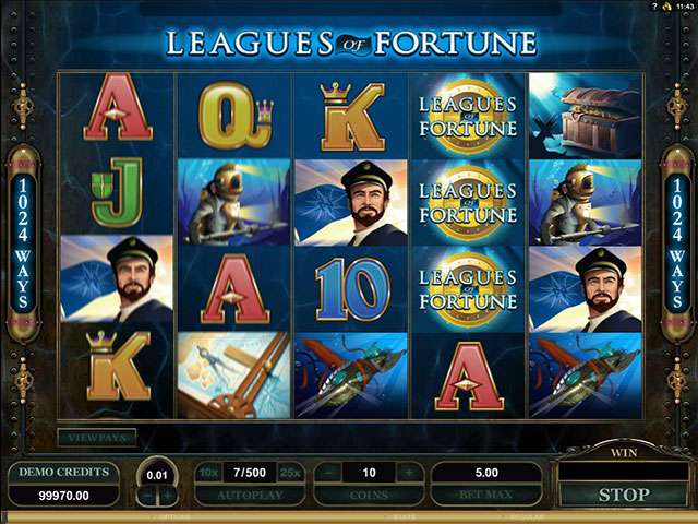 Leagues of Fortune Automaten Herz Spielautomaten SS Microgaming