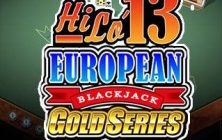 HiLo 13 European Blackjack Gold Automaten Herz Thumbnail Microgaming