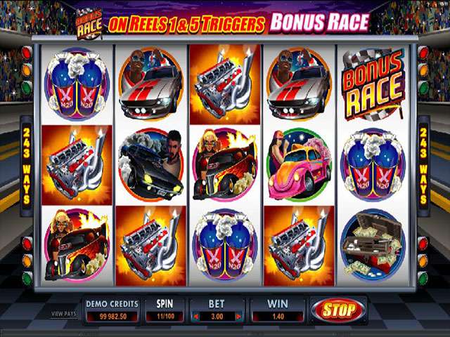 Racing for Pinks Automaten Herz Spielautomaten SS Microgaming