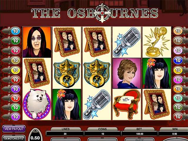 The Osbournes Automaten Herz Spielautomaten SS Microgaming