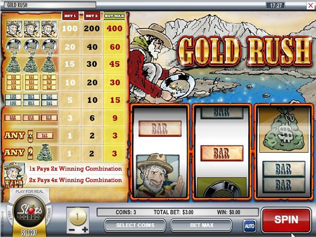 Spielautomaten kostenlos spielen Gold Rush Playson SS - Automatenherz.com