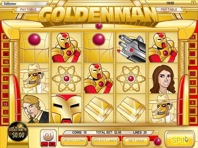 Spielautomaten kostenlos spielen Golden Man Rival SS - Automatenherz.com