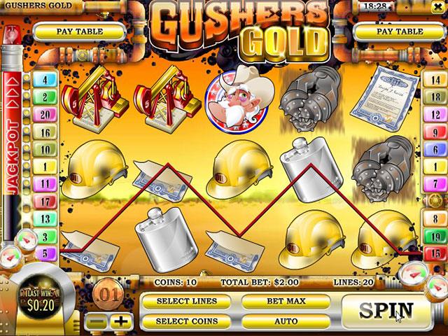 Spielautomaten kostenlos spielen Gushers Gold Rival SS - Automatenherz.com