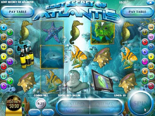 Spielautomaten kostenlos spielen Lost Secret of Atlantis Rival SS - Automatenherz.com
