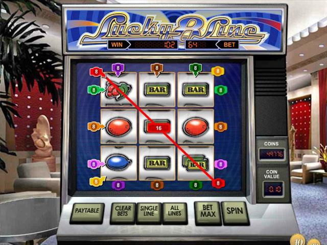 Spielautomaten kostenlos spielen Lucky 8 Line NetEnt SS - Automatenherz.com