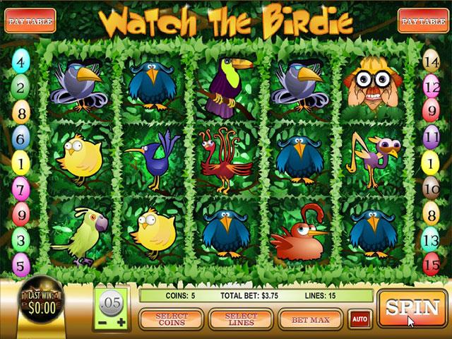 Spielautomaten kostenlos spielen Watch the Birdie Rival SS - Automatenherz.com