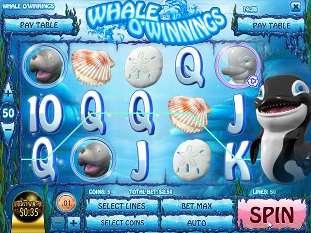 Spielautomaten kostenlos spielen Whale O Winnings Rival SS - Automatenherz.com