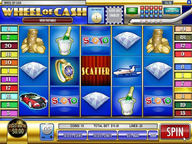 Spielautomaten kostenlos spielen Wheel of Cash Rival SS - Automatenherz.com